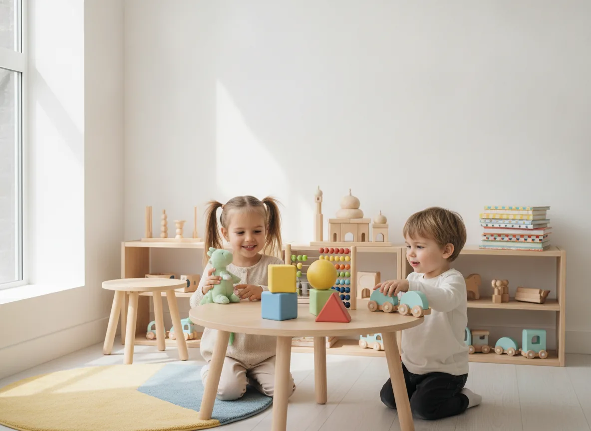 Playful modern lifestyle, joyful curious mood, soft bright